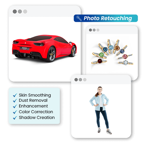 photo retouching enhance your product images